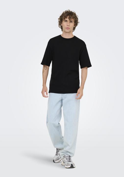 Actual product image Only & Sons Onsgivo Reg 12 Ss Crew Knit Noos (XS)