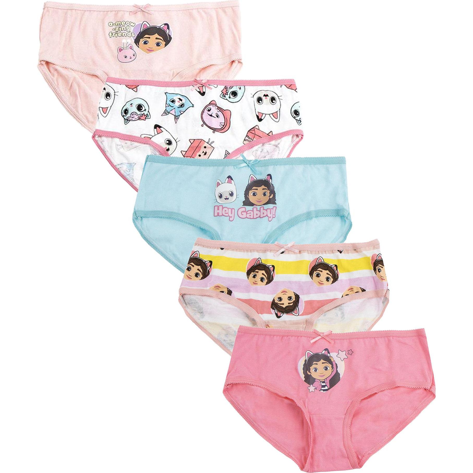 Thumbnail - Disney, Unterhosen, Girls' Underwear Set 5 Pieces Gabby'S Dollhouse, Mehrfarbig, (92)