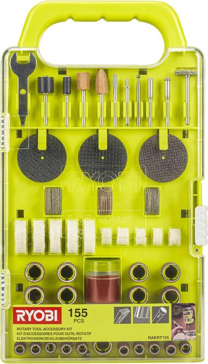 Actual product image Ryobi RAKRT155 Universal accessory set