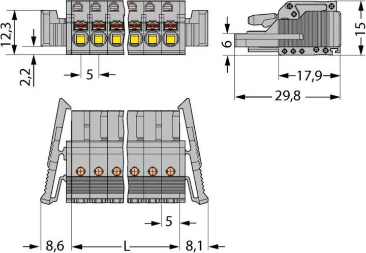 Actual product image Wago 2231-107/037-000