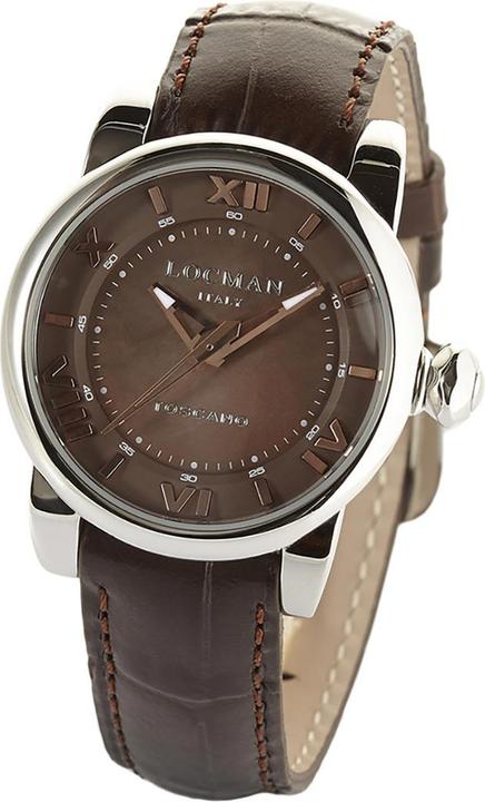 Produktbild Locman Italy Unisex Toscano braun Ref. 595 (Analoguhr, 33 mm)