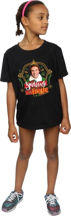 Immagine prodotto Elf Buddy Smiling Maglietta Ragazze (140, 146)