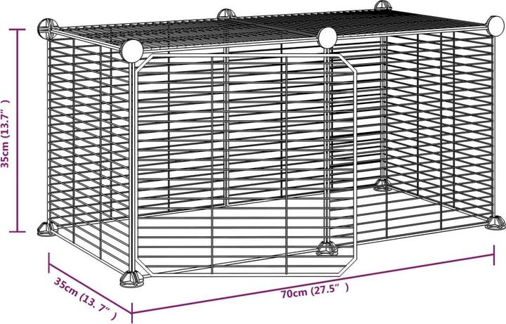 Produktbild vidaXL Haustierkäfig