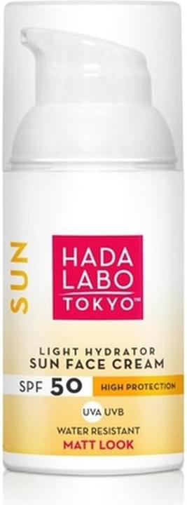 Actual product image Hada Labo Tokyo Light Hydrator Sun Face Cream with Super Hyaluronic Acid (Suntan cream)