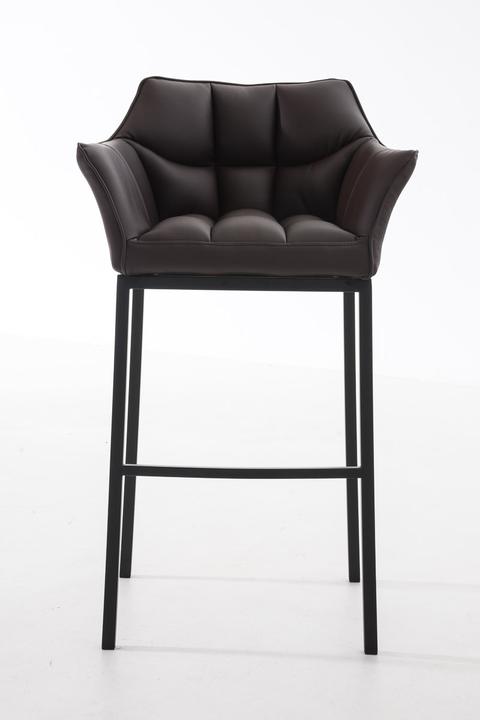 Actual product image CLP Bar stool Damaso B with 4-leg frame, brown