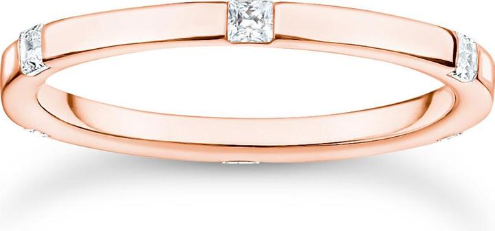Produktbild Thomas Sabo Ring mit Weissen Steinen Roségold (60, 925 Silber)