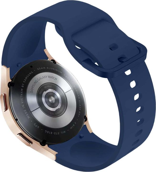 Immagine prodotto Samsung Sport Band 20mm S/M navy (20 mm, Fluoroelastomero)