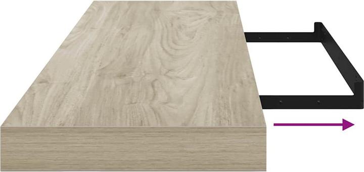 Actual product image vidaXL Wandregal (23.50 x 90 x 3.80 cm)