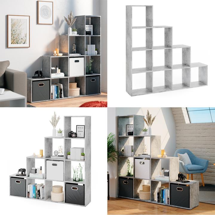 Produktbild Vicco Treppenregal (142.5 x 29 x 143 cm)