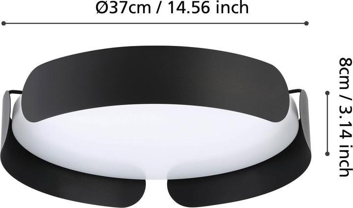 Actual product image EGLO Ceiling lamp VALCASOTTO 1x LED 24 W, 3000 K (2400 lm)