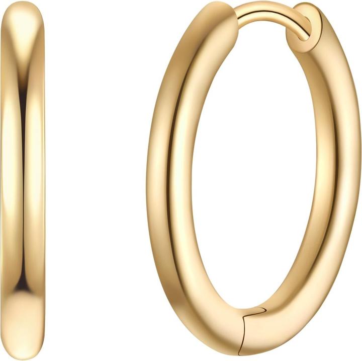 Immagine prodotto Glanzstücke München Creolen Sterling Silber gelbgold - 38242 (Argento 100%)