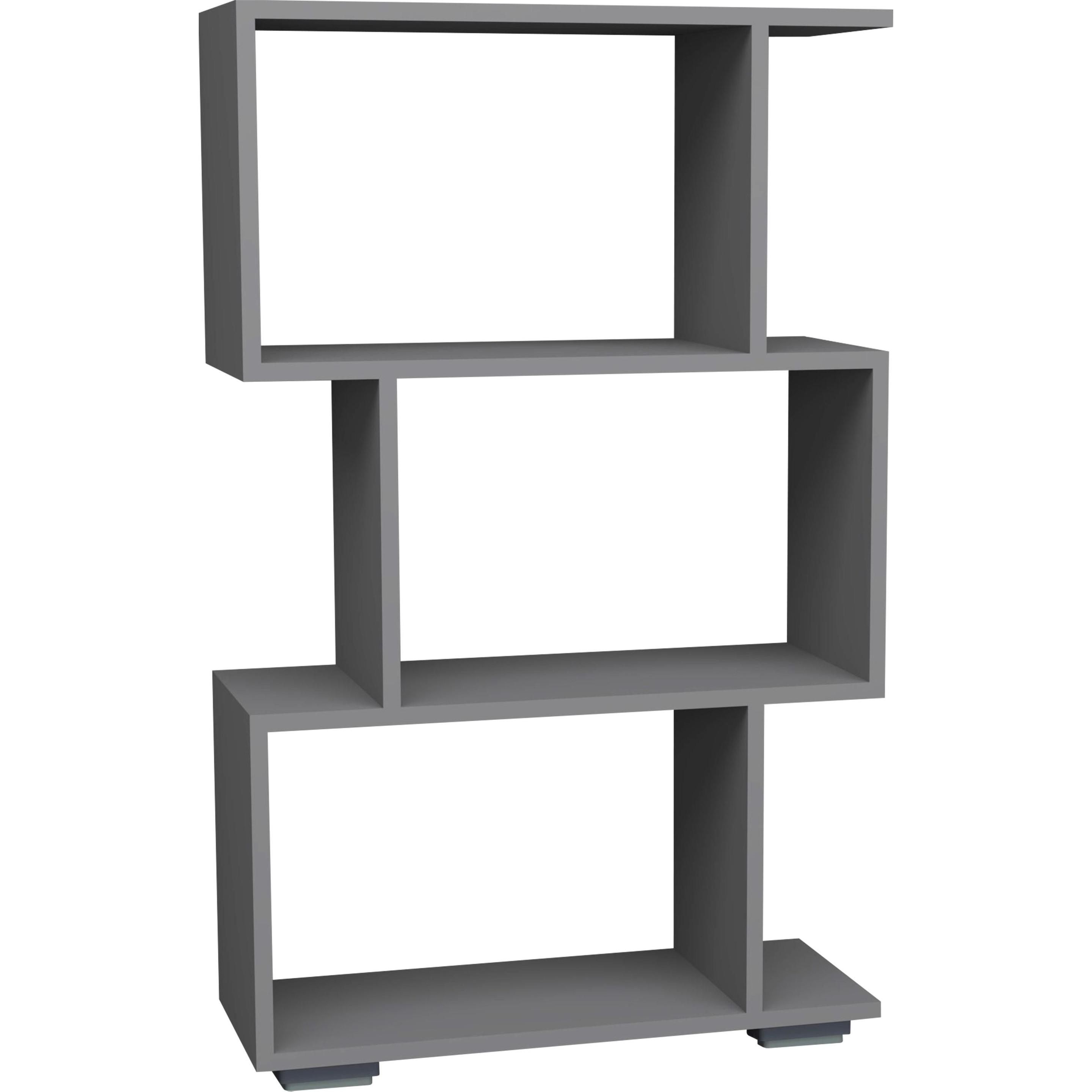 VCM, Regal, Holz Raumteiler Stand Regal Bücherregal Deko Bücher Standregal Palusa M (60 x 24 x 97 cm)
