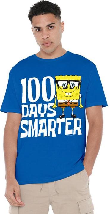 Produktbild Spongebob Squarepants 100 Days Smarter TShirt (XL)