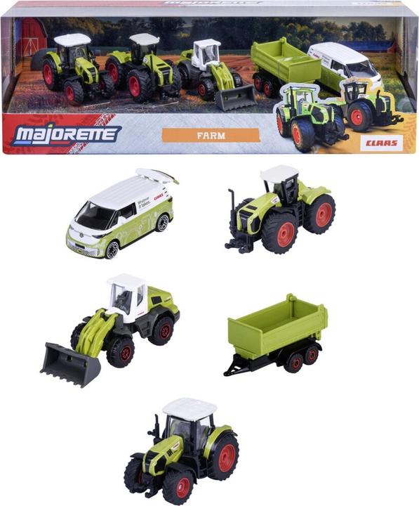 Majorette Claas Farm 5 Pieces Giftpack