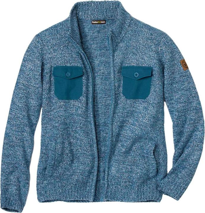 Actual product image Atlas For Men Mens Knitted Full Zip Jacket (XXL)