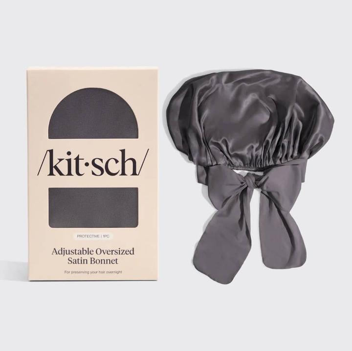 Produktbild Kitsch Satin Bonnet XL Anthrazit