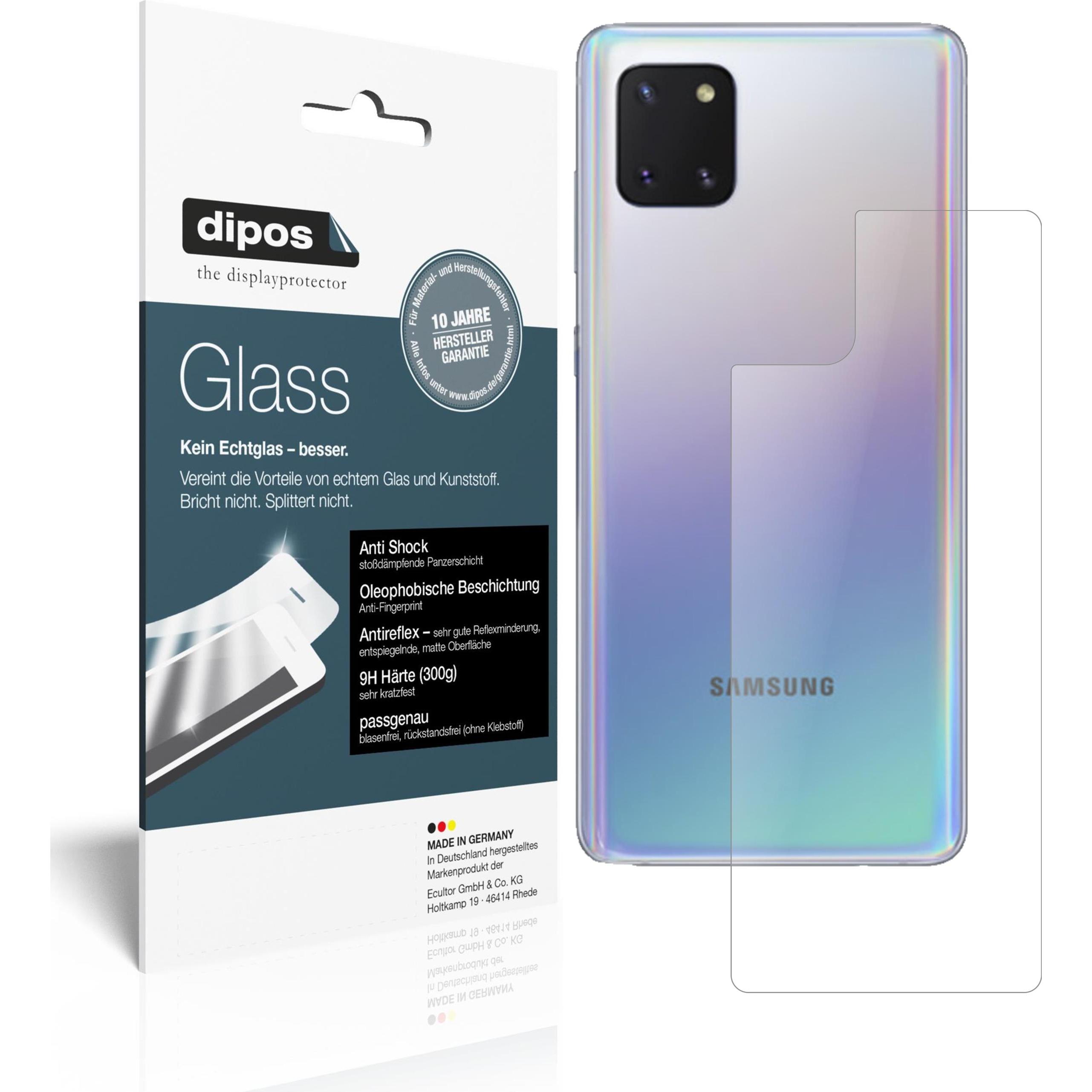 Dipos Displayschutz Anti-Shock (1 Stück, Samsung Galaxy Note 10 Lite), Smartphone Schutzfolie, Transparent
