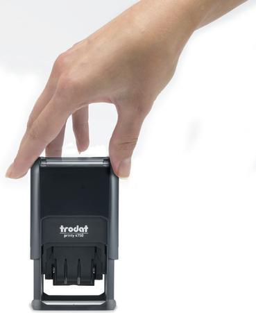 Image du produit Trodat 4750 Timbre à date avec texte bicolore