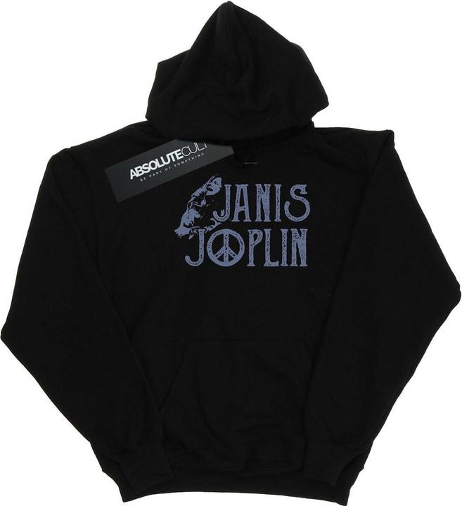 Immagine prodotto Janis Joplin Type Logo Felpa con Cappuccio Uomo (S)