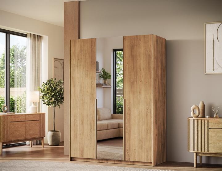 Produktbild ADRK Furniture Alera III Drehtürenschrank (148 x 58 x 204 cm)