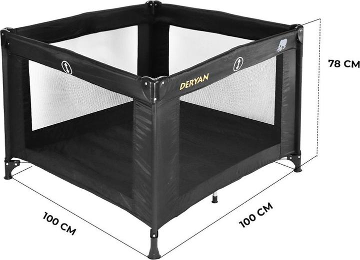 Produktbild Deryan Believer Reisebett (100 x 100 cm)