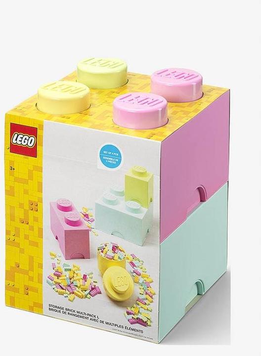 Actual product image Room Copenhagen R.C. LEGO Storage Brick MP Pastel 4pcs 40150802