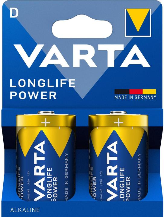 Produktbild Varta LONGLIFE Power (2 Stk., D, 16500 mAh)