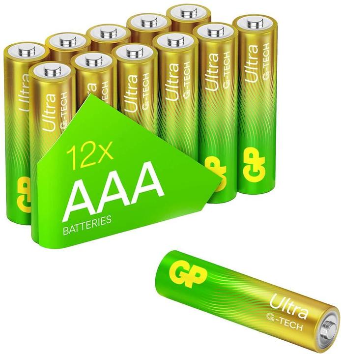 GP Batteries GPPCA24AU655 Micro (AAA)-Batterie Alkali-Mangan 1.5 V 12 St. (12 Stk., AAA)