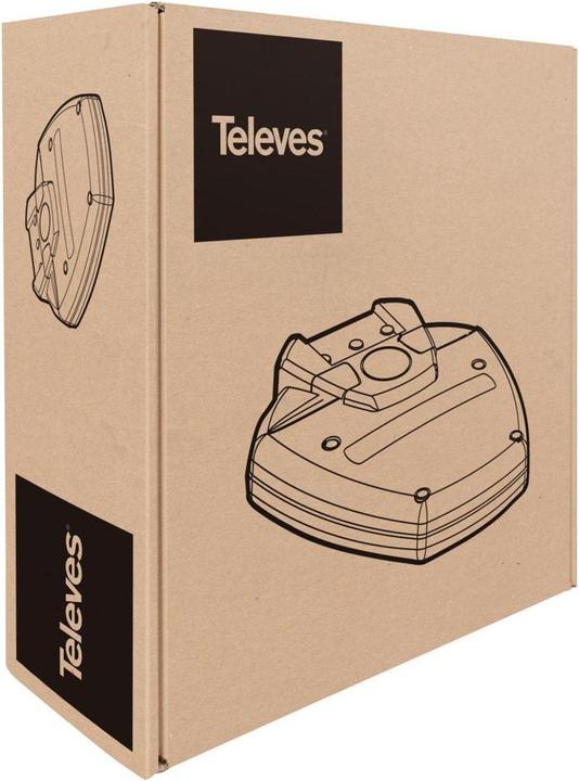 Produktbild Televes CAMPNOVA2 Camping-Antenne f.UKW DAB + DVB-T/T2 b.K48 m.Zubehör (Flachantenne, 22 dB, DAB/ DAB+, DVB-T / -T2)