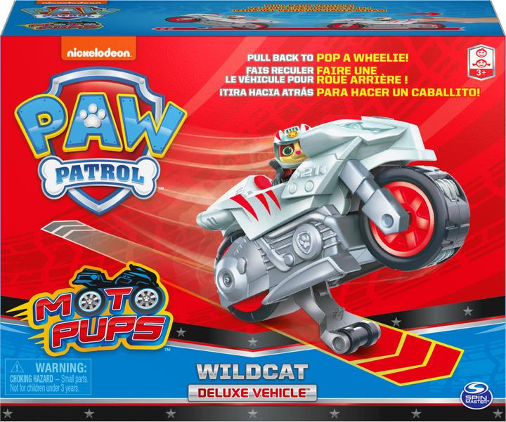 Produktbild Spin Master Paw Patrol Wildcat’s Deluxe Pull Back Motorcycle
