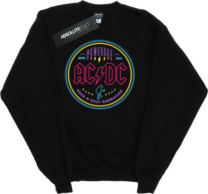 Produktbild AC/DC Circle Neon Sweatshirt Mädchen (152, 158)