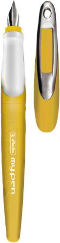 Actual product image Herlitz Fountain pen my.pen mustard/white (White, 1x)