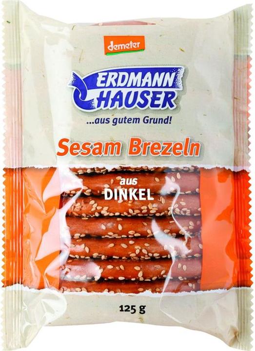Image du produit ErdmannHauser Grosse Dinkel Brezel mit Sesam Bio (125 g)