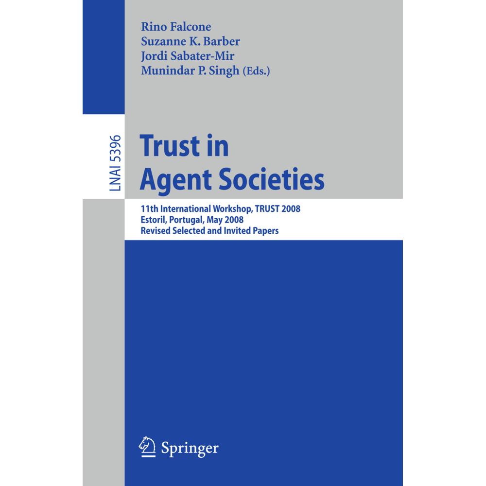 Trust in Agent Societies, Fachbücher von Jordi Sabater-Mir, Rino Falcone, Munindar P. Singh, K. Suzanne Barber