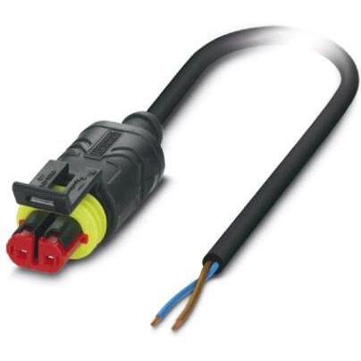 Phoenix Contact 1410751 Connettore sensore/attuatore, assemblato 10 m Numero di poli: 2 1 pz., Cavo + Spina elettrica, Nero