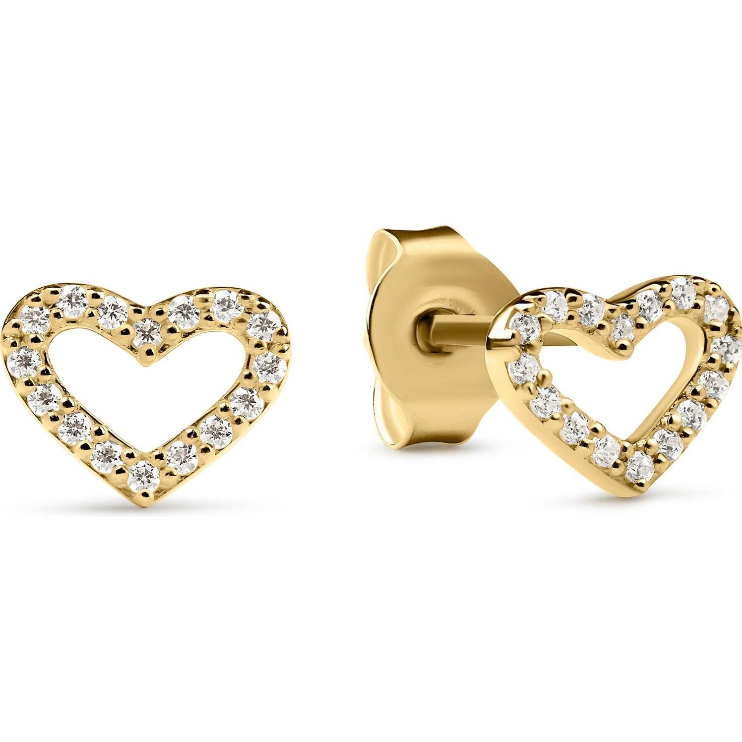 Favs, Ohrringe, Ohrstecker, (375er Gelbgold)