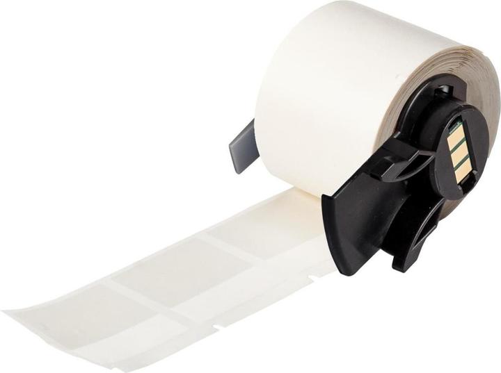 Brady M6-32-427, vinyl, self-laminating, white/transparent, matt, 38.10 x 12.70(38.10) mm, for Ka (3.81 cm)