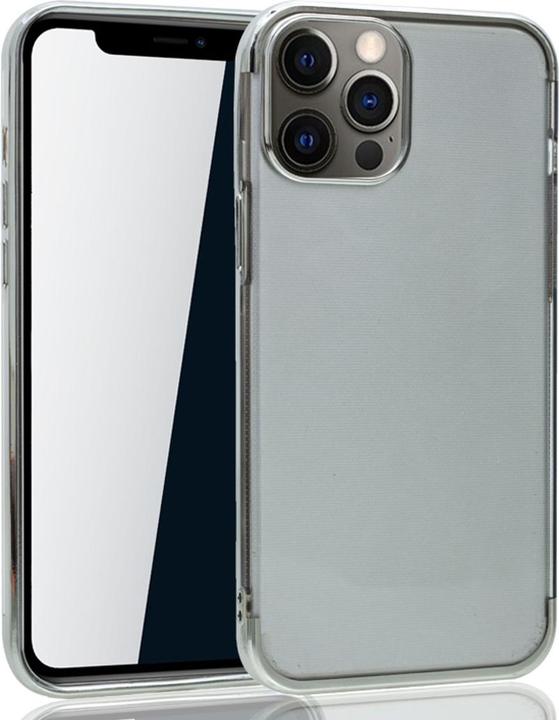 Produktbild König Design Apple iPhone 12 / 12 Pro Hülle Case Handy Cover Schutz Tasche Schutzhülle Etui Silber (Apple iPhone 12, Realme 12 Pro+)