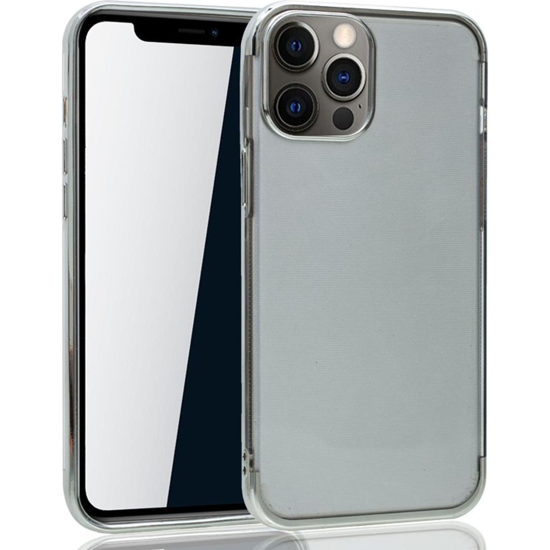 Thumbnail - König Design Apple iPhone 12 Pro Max Hülle Case Handy Cover Schutz Tasche Schutzhülle Etui Silber (Apple iPhone 12 Pro M...