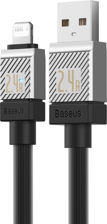 Produktbild Baseus Fast Charging cable USB-A to Lightning CoolPlay Series 2m, 2.4A (black) (2 m, USB 2.0)