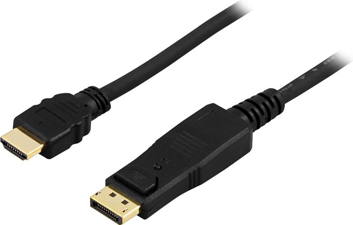 Produktbild Deltaco DP-3050 video cable adapter DisplayPort HDMI Black (5 m)