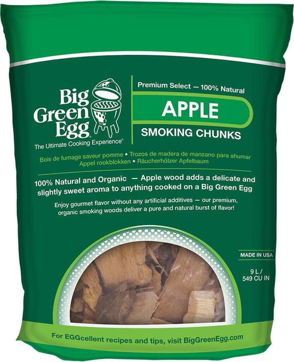 Actual product image Big Green Egg Apple wood pieces