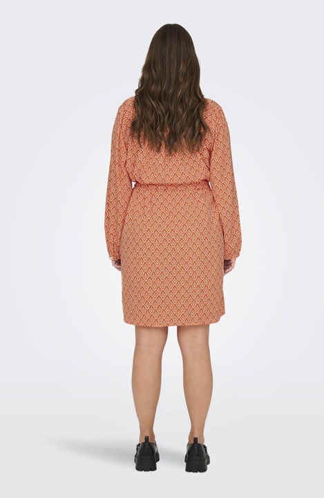 Image du produit Only Robe curvy à col en V et manches longues (50)