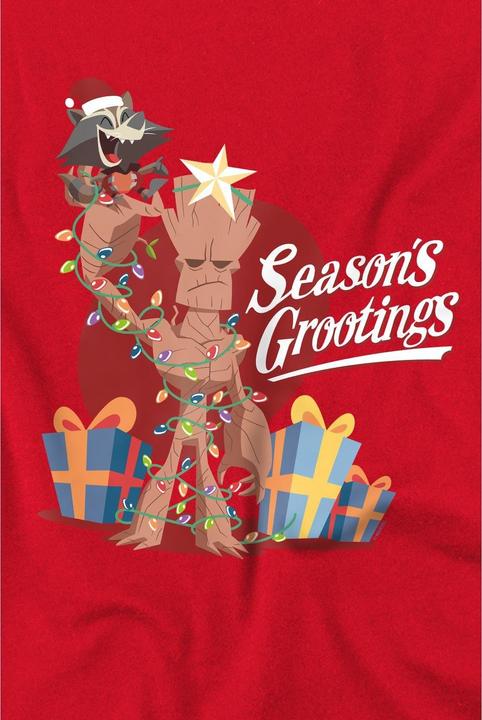 Produktbild Guardians of the Galaxy Seasons Grootings TShirt (XXL)