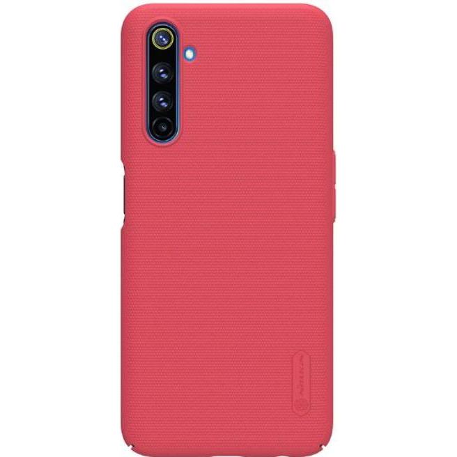 Nillkin Super Frosted Shield Series (Realme 6 Pro), Smartphone Hülle, Rot
