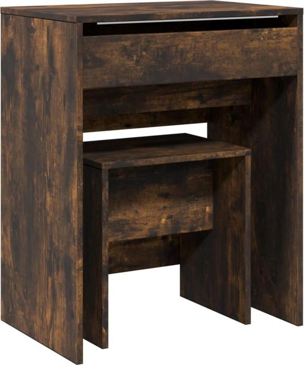 Image du produit vidaXL Coiffeuse avec tabouret 60 x 40 x 113,5 cm (60 x 40 x 75 cm)