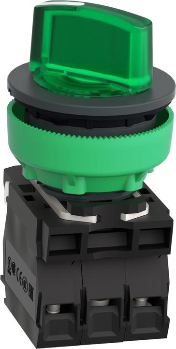 Actual product image Schneider Electric Illuminated selector switch, compl, flush, XB5FK123B5