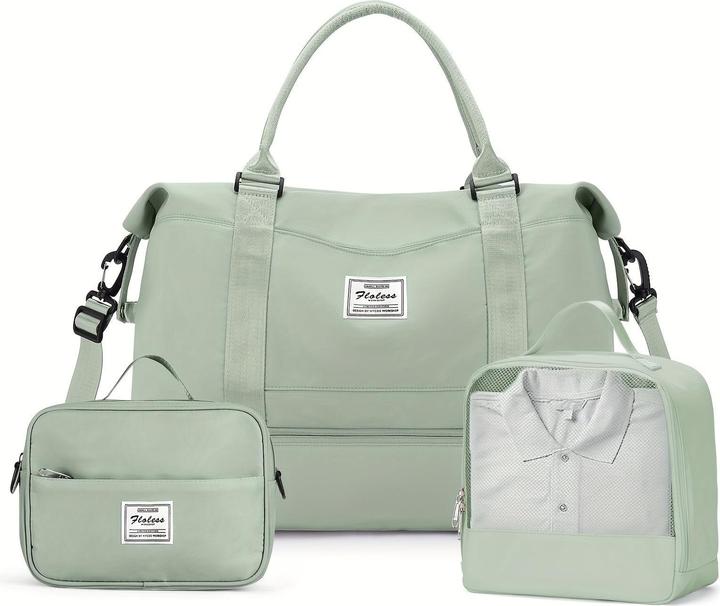 Immagine prodotto Only-Bags.Store 3 pezzi in viaggio con una borsa a mano grande, una borsa sportiva e un bagaglio impermeabile