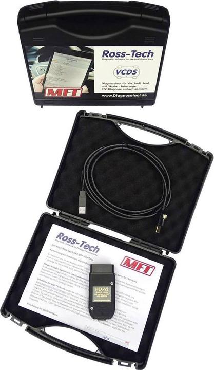 Immagine prodotto Ross-Tech Interfaccia HEXUSB VCDS strumento diagnostico per VW Audi Seat e Skoda in caso