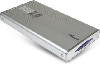 Actual product image Hamlet USB 2.0 External hard disk box for IDE/Sata 2.5" hard disks (2.5")